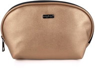 Round Metallic Copper - Make-up Bag