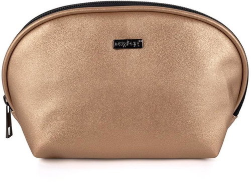 Round Metallic Copper - Make-up Bag - Main image