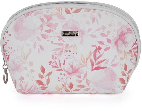 Round Pink flowers - Make-up Bag - Main image