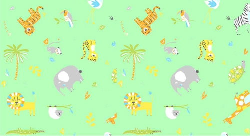 Oxybag 65x50cm animals - Covering Film - Main image