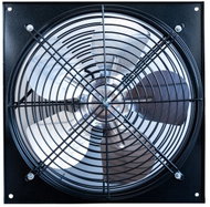 MakTrade MF300G25B multipurpose fan, 230 V, 90 W, 1220 m3, black matt - Bathroom Exhaust Fan