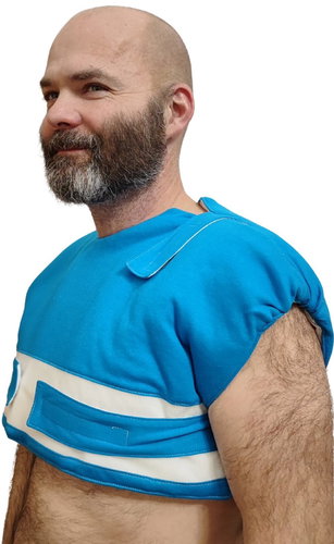 Priessnitzuv shoulder chest wrap L/XL blue - Priessnitz Wrap - Main image