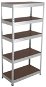 MANUTAN Basic, 176 x 900 x 60cm, 175kg/shelf, 5 chipboard shelves, galvanised - Shelf