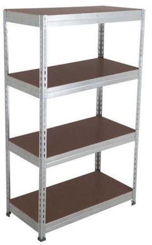 MANUTAN Basic, 176 x 150 x 45 cm, 175 kg / shelf, 4 chipboard shelves, galvanized - Shelving Unit - Main image