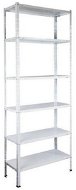 MANUTAN, basic 199 x 75 x 30cm, 180 kg, 6 shelves, white - Shelf