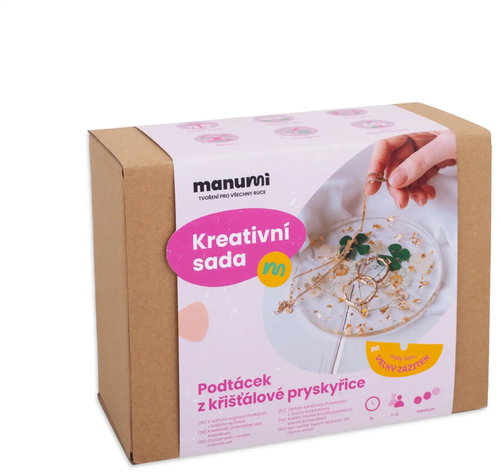 Manumi Creative crystal resin coaster set - Creative Kit - Main image