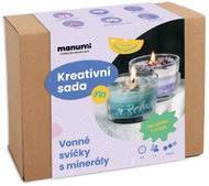 Manumi Kreativní sada na výrobu vonných svíček s minerály - Candle Making Kit