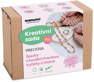Manumi Creative Set for Making Preciosa Bead Jewellery – Flowers and Cherries - Jewellery Making Set