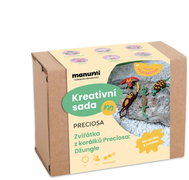 Manumi Kreativní sada na výrobu zvířátek z korálků Preciosa s motivy džungle - Creative Kit