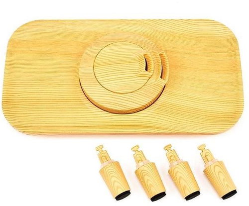 Meaco wooden top cover and feet for Deluxe 202 humidifier - Pneumatic Accessories - Main image