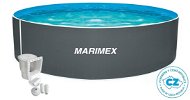 MARIMEX Bazén Orlando 3,66 × 0,91 m vrátane skimmeru, sivý motív - Bazén