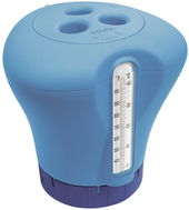 Pool Floating Dispenser MARIMEX Float for Chlorine with Thermometer - Blue - Plovák do bazénu