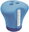 Chlorine float with thermometer - blue
