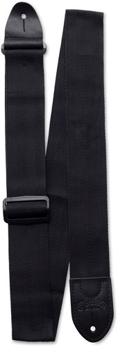 Martin Strap Nylon w Leather Ends Black - Guitar Strap - Main image