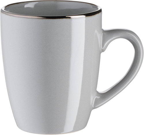 MÄSER Sada hrnků 6 ks 400 ml METALLIC RIM GREY - Hrnek - Main image