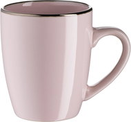 MÄSER Sada hrnků 6 ks 400 ml METALLIC RIM PINK - Hrnek