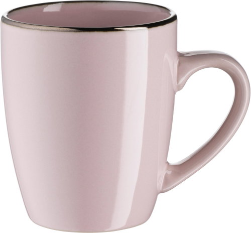 MÄSER Sada hrnků 6 ks 400 ml METALLIC RIM PINK - Hrnek - Hlavní obrázek