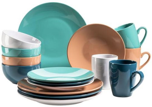 Mäser Dining set 16 pcs INODA EARTH PAINT - Dish Set - Main image