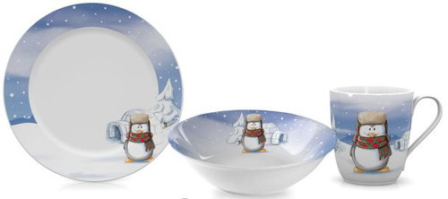 MÄSER PENGUIN, 3 pcs - Children's Dining Set - Main image