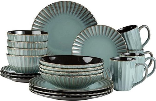 Mäser 931964 Confino Dining set 20 pcs PETROL-BROWN - Dish Set - Main image