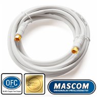 Mascom Coaxial Cable 7676-030W, Connectors F 3m - Coaxial Cable
