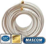 Mascom satelitní kabel 7676-150W, konektory F 15m - Koaxiální kabel