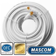 Mascom satelitní kabel 7676-200W, konektory F 20m - Koaxiální kabel