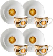 Mäser - Sada šálok s tanierikmi na espresso, 4 ks, 90 ml COFFEE FANTASTIC - Súprava šálok