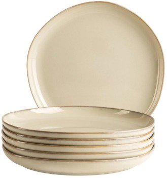 Mäser Set flacher Teller 27 cm 6 Stück, beige CORDELIA - Teller-Set - Hauptbild