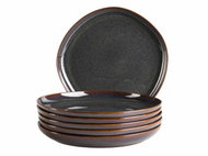 Mäser Set of shallow plates 27 cm 6 pcs, TROPICAL CORDELIA - Set of Plates