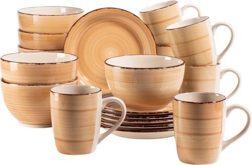 Mäser BEIGE LUMACA reggeliző készlet 18 db - Étkészlet - Fő fotó