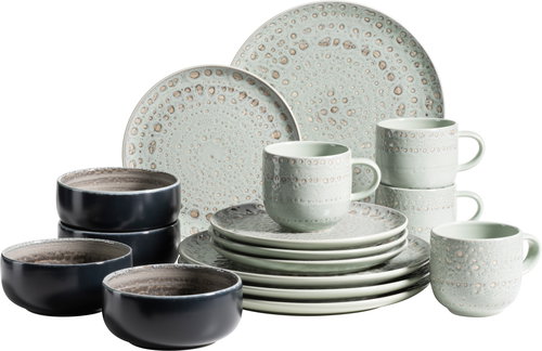 Mäser MARKET Dining set 16 pcs green - Dish Set - Main image