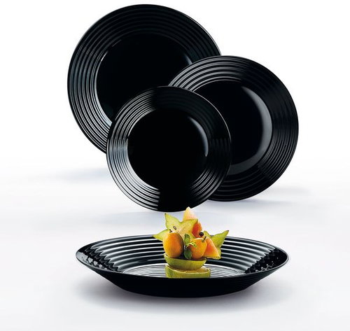 Luminarc HARENA NOIR Dining set 18 pcs - Dish Set - Main image