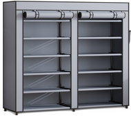 Massido MS-805 Textile cabinet graphite - Wardrobe