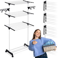 Massido Delia folding clothes dryer, white - Laundry Dryer