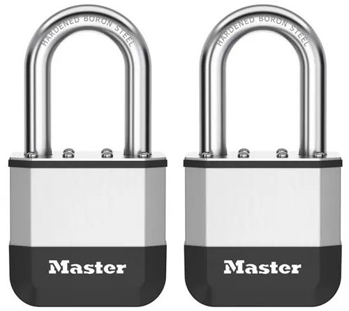 Master Lock Elite Laminated Padlock - PK5EURTLF - 52mm, 2 pcs / blister pack - Padlock - Main image