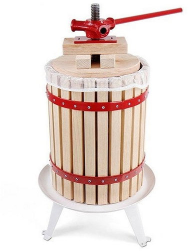 M. A. T. Group Fruit press, table, wooden, mechanical, volume 30l - Fruit Press - Main image