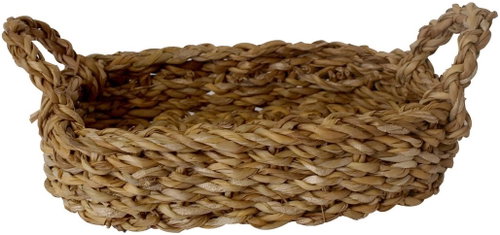 M. A. T. basket oval with handles small 24x17x7cm seagrass - Storage Basket - Main image