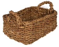 M.A.T. Square Basket with Handles, Small 28x20x11cm Sea Grass - Organiser