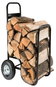 Firewood Rack M. A. T. Group firewood trolley 52 × 57 × 107/73 cm - Stojan na dřevo