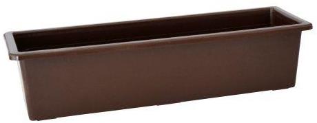 DK PLAST Self-watering chest SALVIA 50 cm, brown - Flower Box - Main image