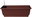 Chest without bowl AQUA GLORIA 50 cm, brown