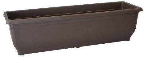 DK PLAST Self-watering chest without bowl AQUA GLORIA 60 cm, brown - Flower Box - Main image