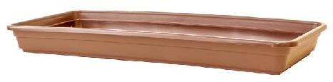 DK PLAST Bowl under the flowerpot LOBELIA 60 cm, terracotta - Plant Saucer - Main image