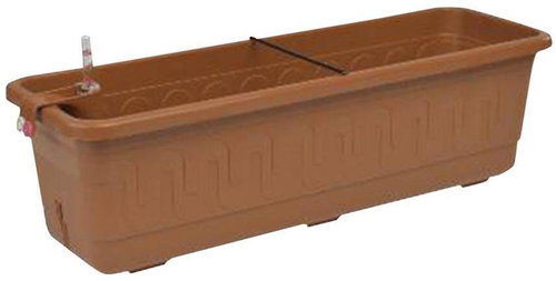 PLASTKON Self-watering box FANTAZIE 40 cm, terracotta - Flower Box - Main image