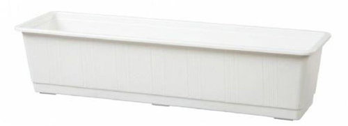 DK PLAST Chest 40 cm, white - Flower Box - Main image