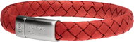 Matyas Hill Women's leather bracelet 18,5 cm fusion red - Bracelet
