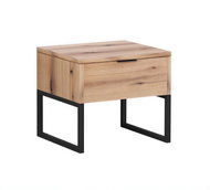 Matis Bedside table, artisan/black - Night Stand