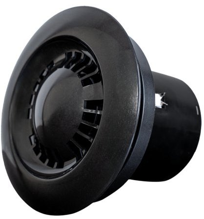 MakTrade 100-K Lunar, 8 W, visszacsapó szeleppel, fekete - Fürdőszobai ventilátor - Fő fotó