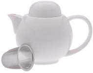 Maxwell & Williams Teapot for 6 Cups with Strainer, WHITE BASICS - Teapot